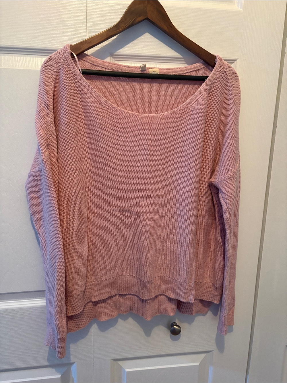 Anthropologie Off-Shoulder Knit Sweater - Oversized